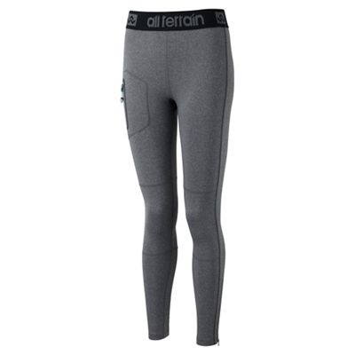 Grey marl kinetic tcz stretch training leggings